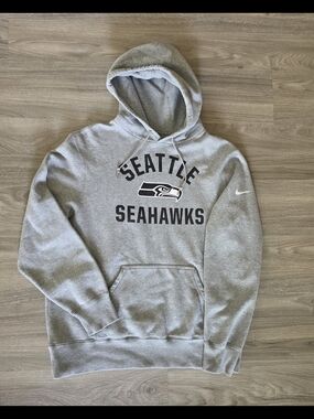 Nike Gray Seattle Seahawks Hoodie with Team Graphic